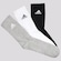 Kit Meia Cano Alto adidas Logo com 3 Pares - Adulto Nao Se Aplica