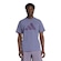 Camiseta Masculina adidas Manga Curta Essentials Logo ROXO