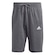 Shorts adidas Malha Simples Essentials 3-Stripes - Masculino CINZA