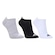 Kit Meia Cano Baixo adidas com 3 Pares - Unissex PRETO/BRANCO