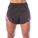 Short Poker Runner - Feminino PRETO/ROXO