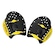 Palmar de Natação Speedo Power Paddles Médio Unissex 541609-010 PRETO/AMARELO