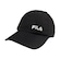 Boné Aba Curva Fila Running - Strapback - Adulto PRETO