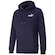 Blusão de Moletom Puma com Capuz M Essentials Small Logo 586690 - Masculino AZUL ESC/BRANCO