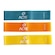 Kit Faixa Elastica Acte Sports Mini Bands T71 AZUL/LARANJA