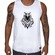 Camiseta Regata WSS Brasil Armor Hawk Prime - Masculina BRANCO