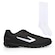 Chuteira Futsal Topper Maestro Td Iv + Par de Meiões Color Sports - Adulto PRETO/BRONZE