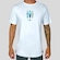 Camiseta WSS Brasil Floral Surf Prime - Masculina BRANCO