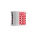 Munhequeira Sweat Band 3D.DOTS - Unissex BRANCO/VERMELHO