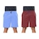 Kit Bermudas Elite Comfort - Masculina - 2 Unidades AZUL/VERMELHO