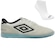 Kit Chuteira Futsal Umbro Pro Challenge + Meias - Adulto BRANCO/PRETO