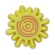 Jibbitz Crocs Sol Ilumina BRANCO