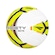 Bola Society Penalty Se7E Ultra Fusion BRANCO/AMARELO