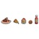 Jibbitz Comida Pack 5 BRANCO