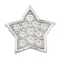 Jibbitz Estrela Prata BRANCO