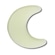 Jibbitz Lua Crescente Brilha No Escuro BRANCO