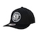 Boné Aba Curva Mitchell & Ness NBA Team Ground Brooklyn Nets - Adulto PRETO