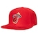 Boné Aba Reta Mitchell & Ness NBA Over The Top Miami Heat - Adulto VERMELHO