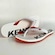 Chinelo Sandália Sandália Kenner Red -Masculino BRANCO/LARANJA