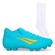 Chuteira de Campo Penalty S11 Locker XXI + Meião Color Sports de Futebol - Adulto AZUL/AMARELO