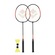 Kit Badminton Vollo Completo 2 Raquetes e 2 Petecas LARANJA/PRETO