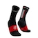 Meia de Compressão para Trilha Ultra Trail Socks V2.0 - Unissex PRETO/VERMELHO