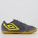 Chuteira Futsal Umbro Orbit - Júnior CINZA