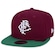 Boné Aba Reta do Fluminense New Era 9Fifty Fit - Snapback - Adulto VERMELHO