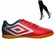 Chuteira Futsal Umbro Warskin + Meião - Adulto VERMELHO/AZUL ESC