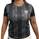 Camiseta do Botafogo Brazilinestripes - Feminina PRETO/CINZA