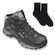 Bota Bull Terrier Terragrip - Masculina + Par de Meia PRETO