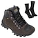 Bota Bull Terrier Valmet Moto - Feminina + Par de Meia CARBONO