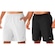 Kit Bermuda Mizuno Bas Rip Stop 3 - 2 Unidades - Masculina BRANCO/PRETO