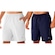 Kit Bermuda Mizuno Bas Rip Stop 3 - 2 Unidades - Masculina BRANCO/AZUL ESC
