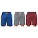 Kit Bermuda Elite Comfort - 3 Unidades - Masculina VERMELHO/AZUL ESC