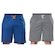 Bermudas Elite Comfort Plus Size - 2 Unidades - Masculina CINZA/AZUL ESC