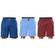 Kit Bermudas Elite Comfort - 3 Unidades - Masculina AZUL ESC/AZUL