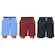 Kit Bermudas Elite Comfort - 3 Unidades - Masculina VERMELHO/AZUL