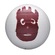 Bola de Vôlei Wilson Cast Away Náufrago BRANCO/VERMELHO