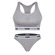 Kit Top Puma Nadador + Calcinha Biquíni - Feminino CINZA
