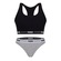 Kit Top Puma Nadador + Calcinha Biquíni - Feminino PRETO/CINZA