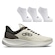Tênis Olympikus Zex + 3 Pares de Meia Cano Invisível - Masculino BRANCO