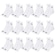 Kit Meia Cano Médio Puma Esportiva - 15 Pares - Masculino BRANCO