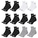 Kit Meia Cano Médio Puma Esportiva - 12 Pares - Masculino PRETO/CINZA