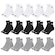 Kit Meia Cano Médio Puma Esportiva - 15 Pares - Masculino CINZA/BRANCO