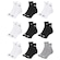 Kit Meia Cano Médio Puma Esportiva - 9 Pares - Masculino BRANCO/PRETO