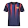 Camiseta Barcelona Braziline Stamina - Infantil AZUL ESC/VERMELHO