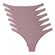 Kit 6 Calcinhas Tanga She Microfibra Sem Costura - Adulto LILAS