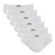 Kit 6 Cuecas Slip Algodão Lisa Mash - Adulto BRANCO