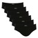 Kit 6 Cuecas Slip Algodão Lisa Mash - Adulto PRETO